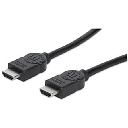 Manhattan High-Speed HDMI Cable, 10’, Black