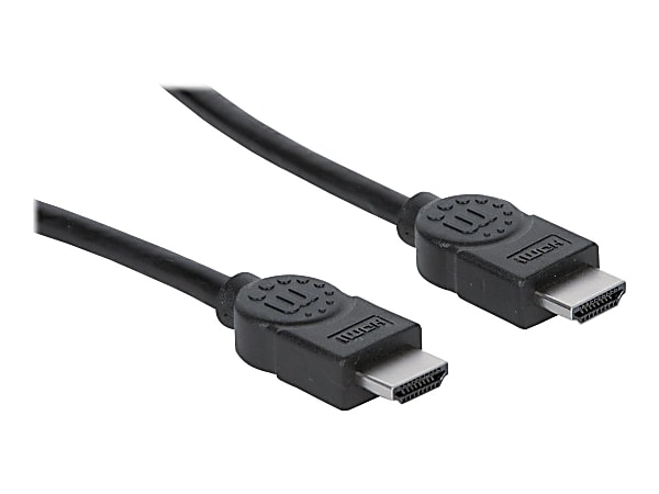 Manhattan High-Speed HDMI Cable, 10’, Black