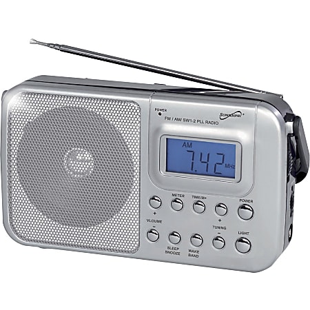 Supersonic 4 Band AM/FM/SW1-2 PLL Radio - LCD