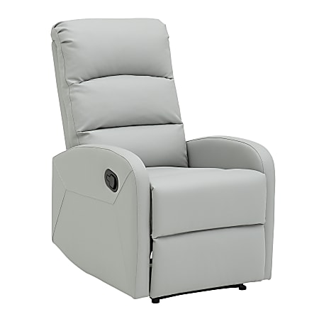 LumiSource Dormi Recliner, Light Gray