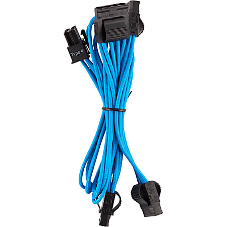 Individually Sleeved SATA Cable - Blue
