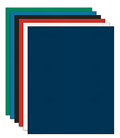Office Depot® Brand 2-Pocket Paper Folders, Assorted, Pack of 24