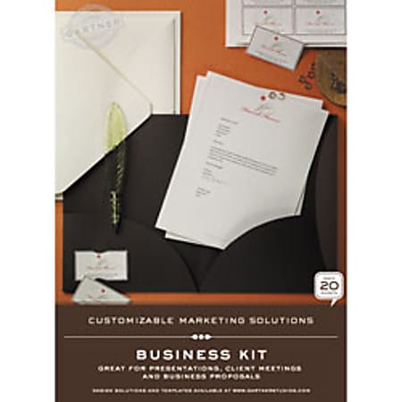 Gartner Studios® CMS Business Kit, 8 1/2" x 11", 67 Lb., Brown, Pack Of 20