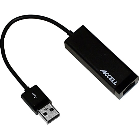 Accell USB 3.0 to Gigabit Ethernet Adapter - USB 3.0 Type A - 1 Port(s) - 1 - Twisted Pair - Retail - 10/100/1000Base-T - Desktop