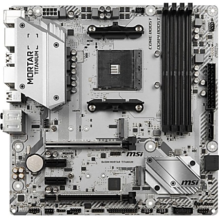 最新デザインの TITANIUM MORTAR B450M MSI Desktop B450 AMD Motherboard マザーボード