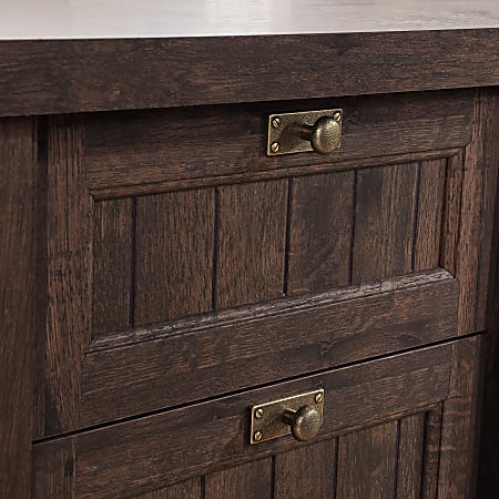 Sauder costa executive desk hot sale coffee oak