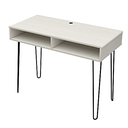 Inval 42"W Writing Desk With Divided Open Storage