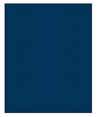 Office Depot&reg; Brand 2-Pocket Paper Folders, Dark Blue, Pack of 25