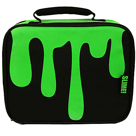 Nickelodeon® Slime™ Insulated Lunch Bag, Black/Green