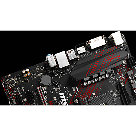 MSI B450M GAMING PLUS Desktop Motherboard AMD B450 Chipset