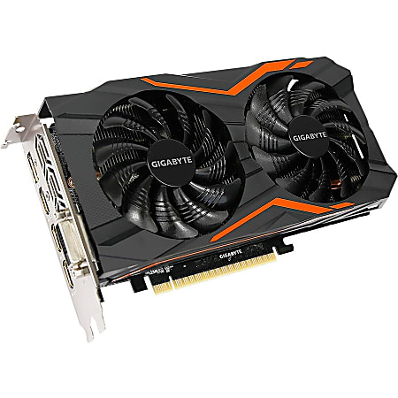 Gigabyte Ultra Durable VGA GV-N105TG1 GAMING-4GD GeForce GTX 1050 Ti Graphic Card - 1.39 GHz Core - 1.51 GHz Boost Clock - 4 GB GDDR5 - 128 bit Bus Width - Fan Cooler - OpenGL 4.5, DirectX 12 - 1 x DisplayPort - 3 x HDMI - 1 x Total Number of DVI