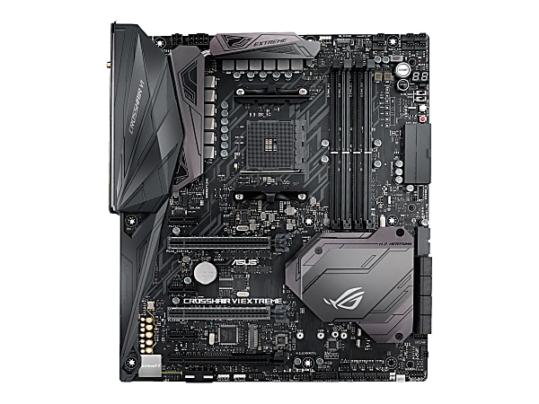 Asus ROG CROSSHAIR VI EXTREME Desktop Motherboard - AMD Chipset - Socket AM4 - Extended ATX - A-Series Processor Supported - ROGCROSSHAIRVIEXTREM