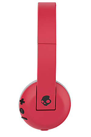 Skullcandy Uproar Wireless Bluetooth On Ear Headphones BlackRed Office Depot