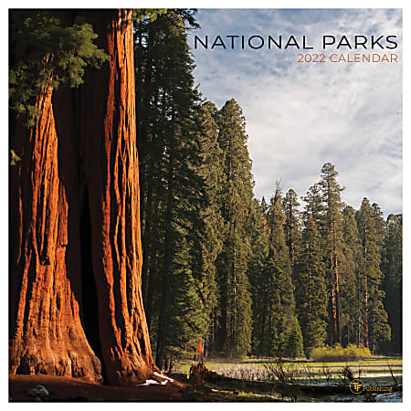 TF Publishing Scenic Monthly Wall Calendar, 12" x 12", National Parks, January to December 2022, 1093