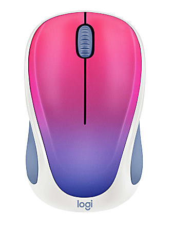 Logitech® Design Collection Wireless Mouse, Blue Blush, 910-005840