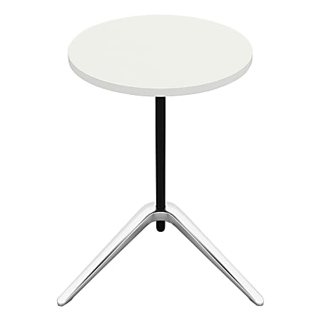 Lorell® Guest Area Round Top Accent Table, White