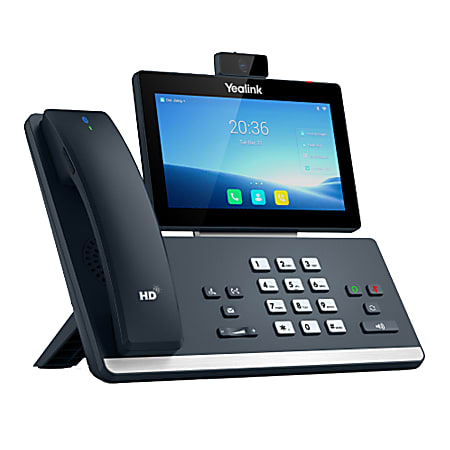 Yealink Entry-Level Gigabit POE 2-Line HD Voice Phone, YEA-SIP-T58WPROCAM
