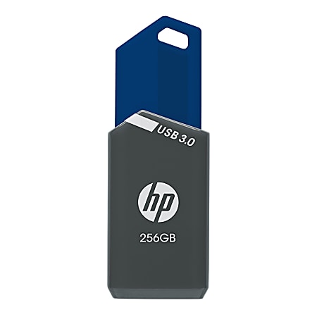 HP x900w USB 3.0 Flash Drive, 256GB,Gray/Blue