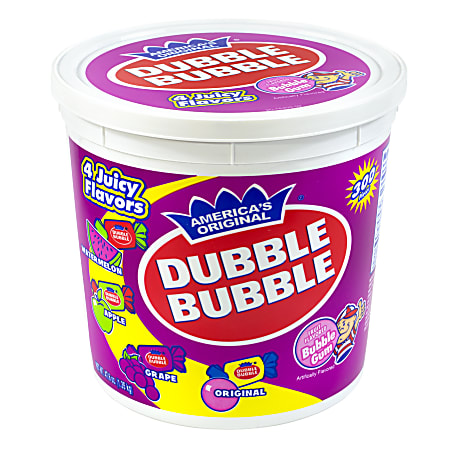 Dubble Bubble Assorted Twist Tub, 300 Pieces