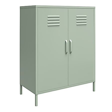 Shadwick 3 Door Locker Style Metal Shoe Storage Cabinet – RealRooms