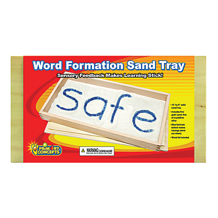 Primary Concepts Word Formation Sand Tray, 15" x 8", Pre-K To Grade 2