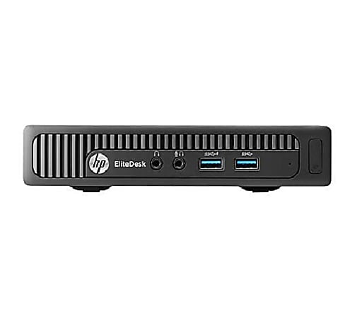 HP EliteDesk 800 G1 Mini Refurbished Desktop PC, Intel® Core™ i3, 8GB Memory, 120GB Solid State Drive, Windows® 10, RF610474