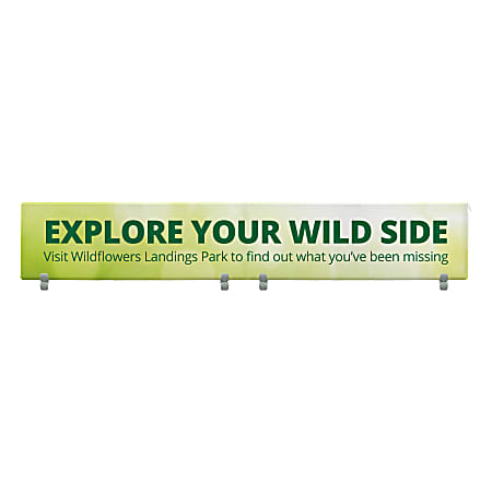 Custom Full-Color Double-Sided Tagalong Kit Add-On For Stretch Fabric Displays, 8'