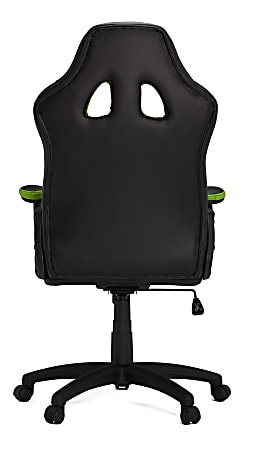 HHGears SM 115 Gaming Racing Chair GreenBlack Office Depot