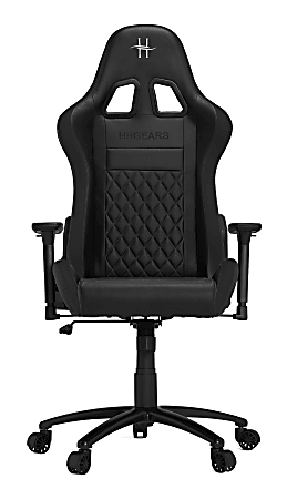 HHGears XL 500 PC Gaming Racing Chair With Headrest, Black