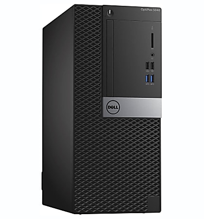 Dell™ Optiplex 5040 Refurbished Desktop, Intel® Core™ i7, 16GB Memory, 512GB Solid State Drive, Windows® 10, RF610684