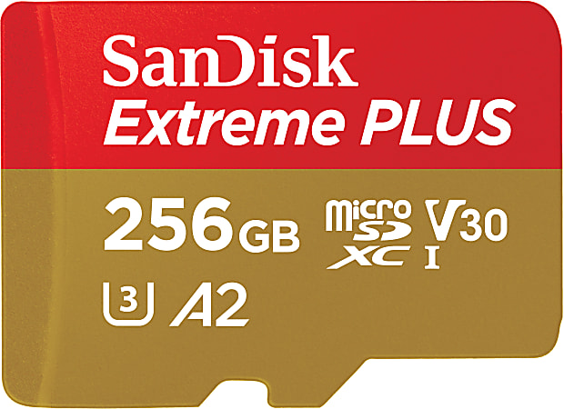 SanDisk Extreme® PLUS microSDXC™ UHS-I card, 256GB