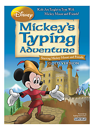 Individual Software® Disney Mickey's Typing Adventure Gold Version, Disc