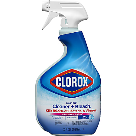 Clorox® Clean-Up® All Purpose Cleaner with Bleach, Spray Bottle, Rain Clean, 32 Fluid Ounces