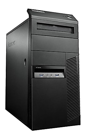 Lenovo® ThinkCentre® M93 Tower Refurbished Desktop PC, Intel® Core™ i5, 8GB Memory, 240GB Solid State Drive, Windows® 10, RF610499