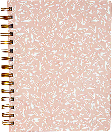 Russell Hazel Bookcloth Journal A5 252 Pages Peony - Office Depot