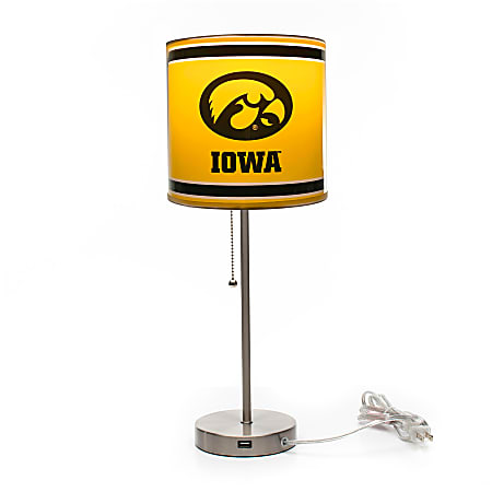 Imperial NCAA Table Lamp, 19"H, University Of Iowa