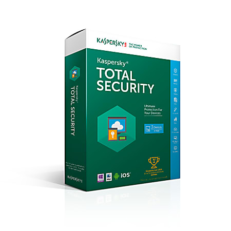 Kaspersky® Total Security For 3 Devices, 1 Year, Download Version