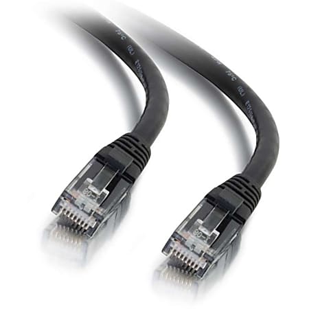 C2G 125ft Cat6 Snagless Unshielded (UTP) Ethernet Network Patch Cable - Black - Patch cable - RJ-45 (M) to R - 27158
