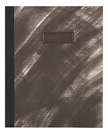 Organized by Happy Planner 12-Month Monthly/Weekly Classic Book Bound Soft Planner, 7-3/4" x 9-3/4", Charcoal, July 2026 - June 2027, Total Qty 1