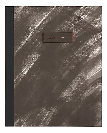 Organized by Happy Planner 12-Month Monthly/Weekly Classic Book Bound Soft Planner, 7-3/4" x 9-3/4", Charcoal, July 2026 - June 2027, Total Qty 1