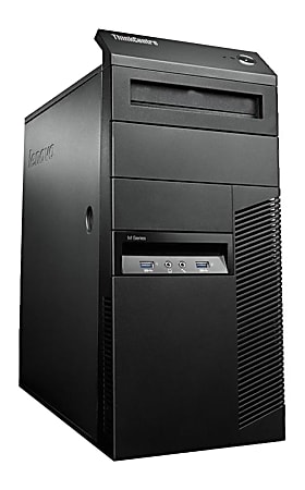 Lenovo® ThinkCentre® M93 Tower Refurbished Desktop PC, Intel® Core™ i5, 16GB Memory, 240GB Solid State Drive, Windows® 10, RF610500