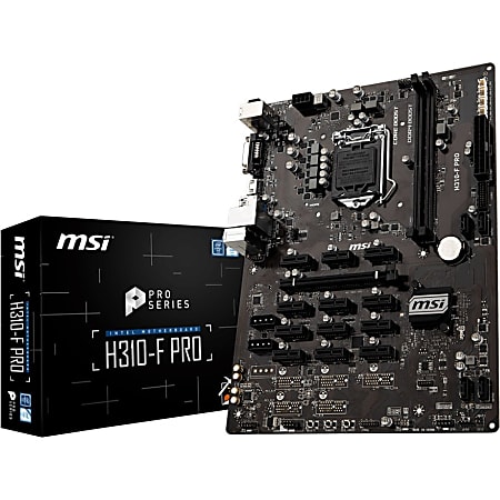 MSI H310-F PRO Desktop Motherboard - Intel H310 Chipset - Socket LGA-1151