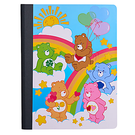 Care Bears Licensed Wide Ruled Composition Notebook, 9.5" x 7.25", 100 Sheets, Quantity 1