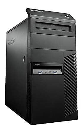 Lenovo® ThinkCentre® M93 Tower Refurbished Desktop PC, Intel® Core™ i7, 16GB Memory, 240GB Solid State Drive, Windows® 10, RF610505
