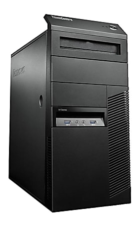 Lenovo® ThinkCentre® M93 Tower Refurbished Desktop PC, Intel® Core™ i7, 16GB Memory, 480GB Solid State Drive, Windows® 10, RF610506