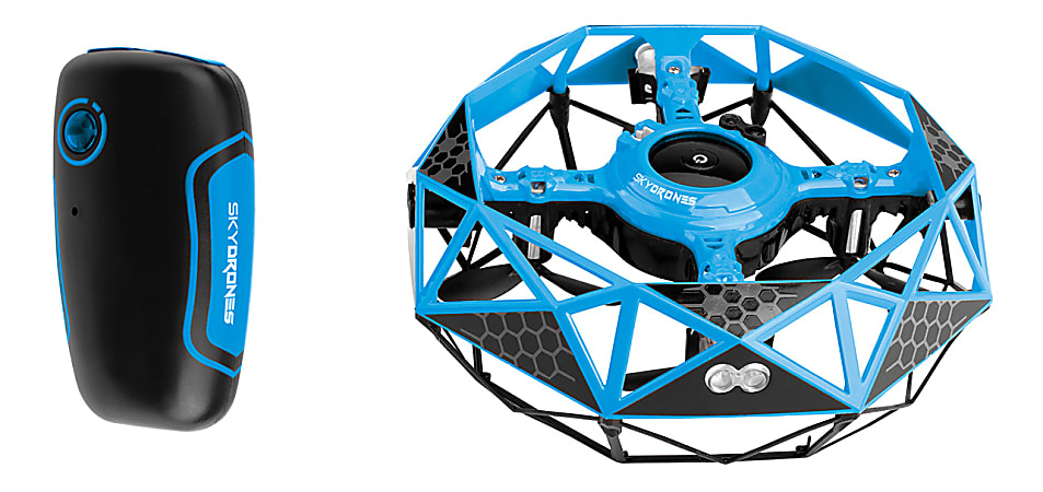 Sky Drones Super Ball Interactive Drone Blue SKY 097B Office Depot