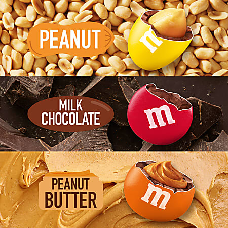 M&M's Candy Fun Size Packs - Peanut: 5LB Bag