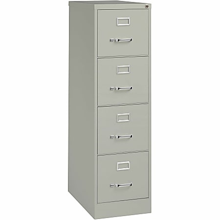 Lorell® Fortress 25"D Vertical 4-Drawer Letter-Size File