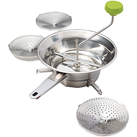 Starfrit® Stainless Steel Fruit & Vegetable Mill, Silver