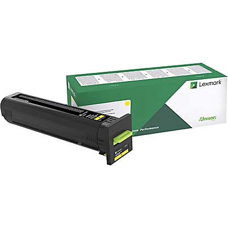 Lexmark Unison Original Toner Cartridge - Laser - Standard Yield - 8000 Pages - Yellow - 1 Each